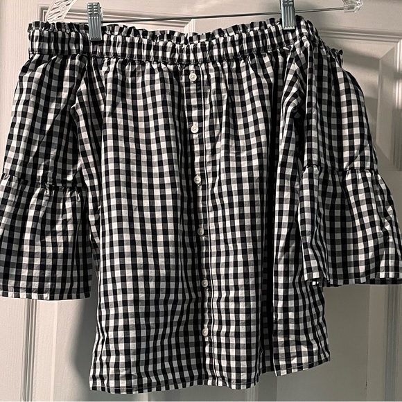 Abercrombie bell sleeve top - Picture 8 of 9